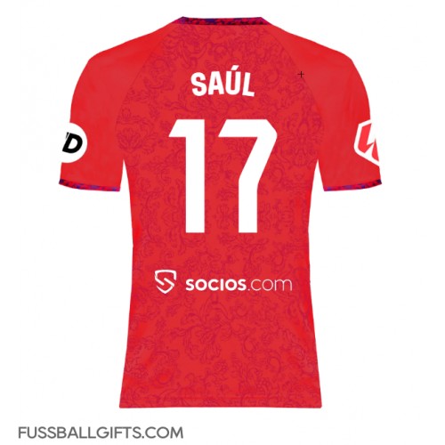 Sevilla Saul Niguez #17 Fußballbekleidung Auswärtstrikot 2024-25 Kurzarm